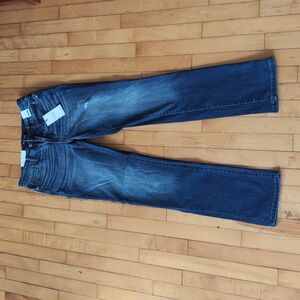 Brand new Judy blue size 28 straight fit mid rise distressed jeans